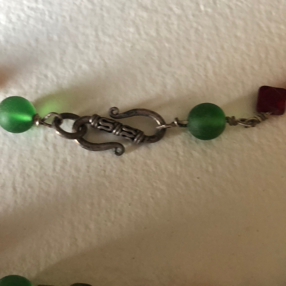Multi colored beaded necklace. Fun piece! - Picture 4 of 4
